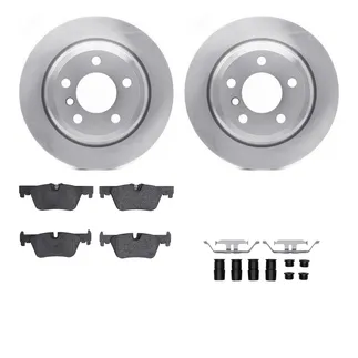 R1 Concepts WFWH1-31129 E- Line Series Brake Rotor W/ Ceramic Brake Pads & Hdw